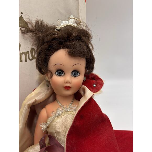 1950s Vintage Sayco's Miss America High Heeled Doll Shoes Earrings Sash Crown - Picture 3 of 16